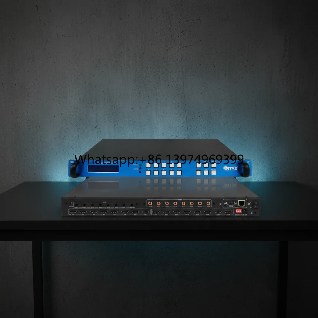 4K60Hz 8x8 HDMI Matrix for Conference Room Display, 18Gbps, HDR10+ & Multi-Scene Memory Function