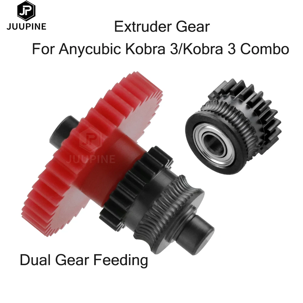 

Комбинированный экструдер Kobra 3, комплект шестерен с нанопокрытием, закаленная сталь, более высокая точность, цельный комплект для Anycubic Kobra 3, Gear