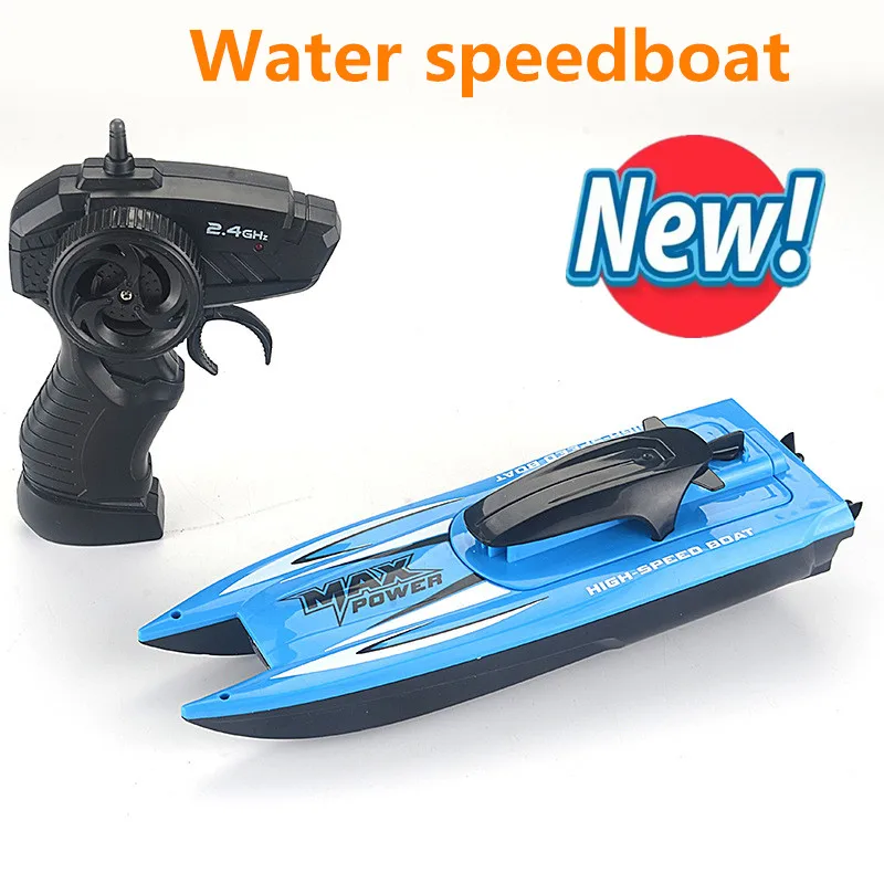 Kids Toy Remote Control Speedboat Dual motor Radio Controlled Ship High Speed Summer Outdooer Games Childern Gift