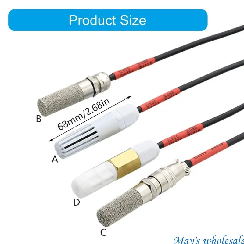 Uaktualnia sondy typu RS485 Czujniki wilgotności temperatury Wysokie precyzyjne sondy czujniki dla systemów automatyki 448a