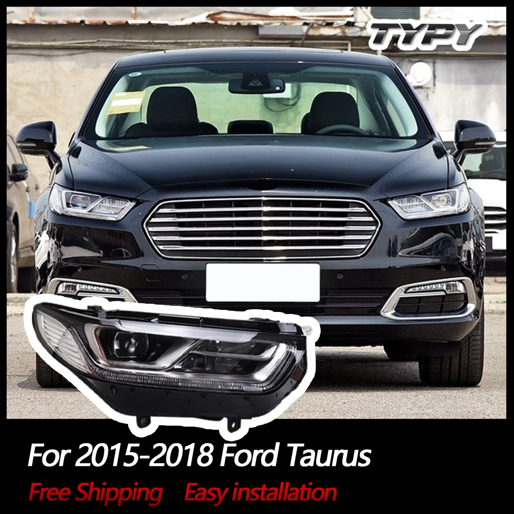 

TYPY Car Headlights For Ford Taurus 2015-2018 LED Car Lamps Daytime Running Lights Dynamic Turn Signals Car Accessories