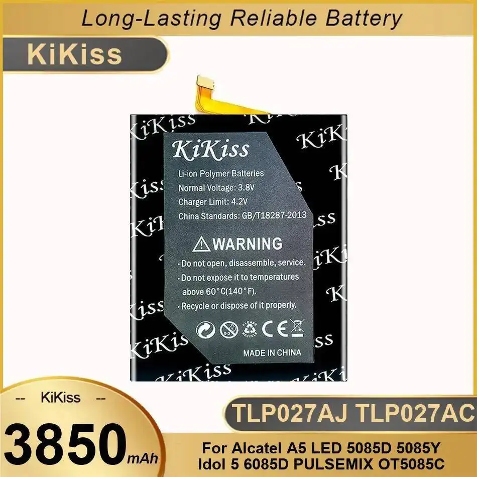 

TLP027AJ TLP027AC для Alcatel A5 Led 5085D 5085Y Idol 5 6085D Pulsemix OT5085C 3850 мАч Высокосовместимый аккумулятор для мобильного телефона