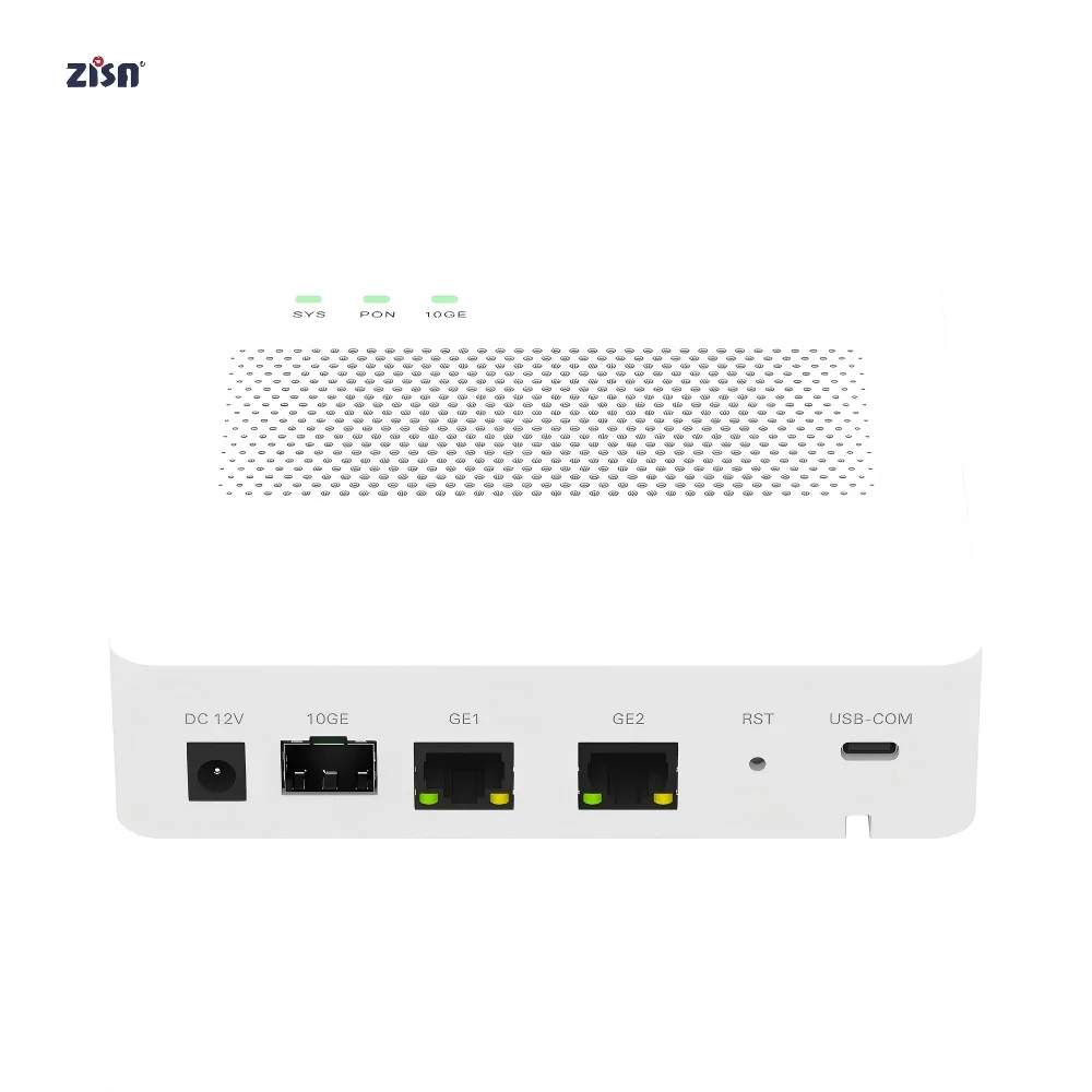 New Arrival ZISA OP1601R Mini GPON OLT 1-PON Port 2 GE Uplink Compact FTTH FTTB Optical Line Terminal 64 ONUs Web Management in