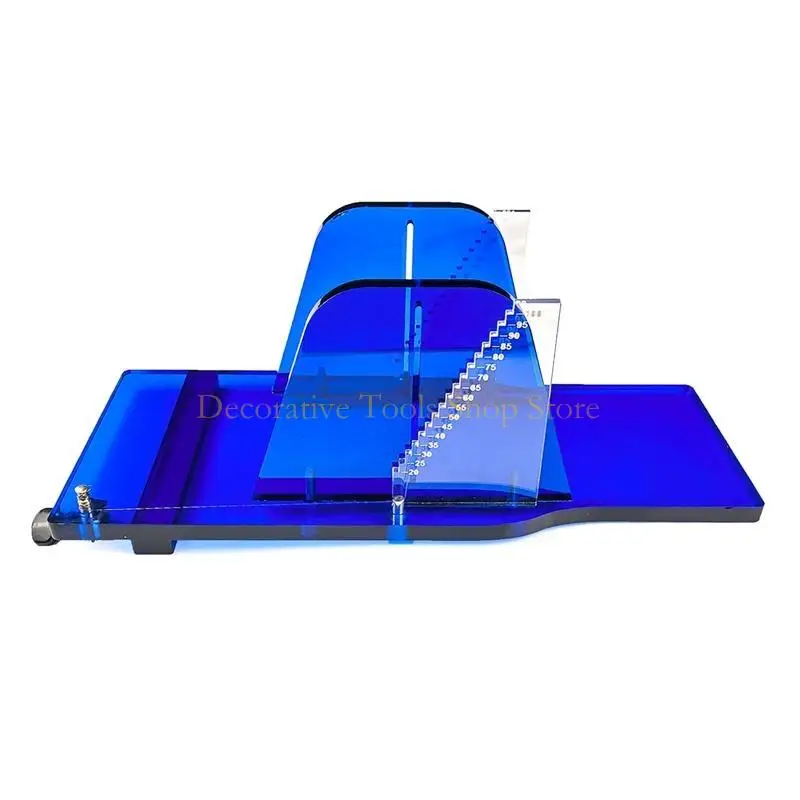 

QX2E Manual Loaf Soap Cutter Adjustable Acrylic Non Cutting Beveler