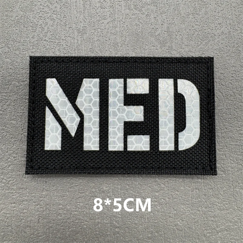 3D Taktische Patches IR Reflektierende Abzeichen auf Rucksack Weste Kleidung DIY Moral Taktische Abzeichen Haken & Schleife Laser Cut liefert