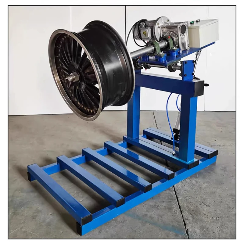 Car wheel hub refurbishment polishing and grinding machine Aluminum alloy steel ring grinding and rust removal cleaning machine