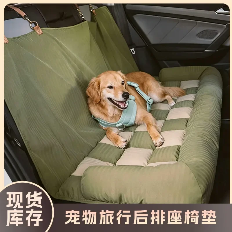 Universal Car Pet Seat Cover Waterproof Rear Bench Protector for Dogs Cats Anti Slip Travel Mat Durable Auto Interior