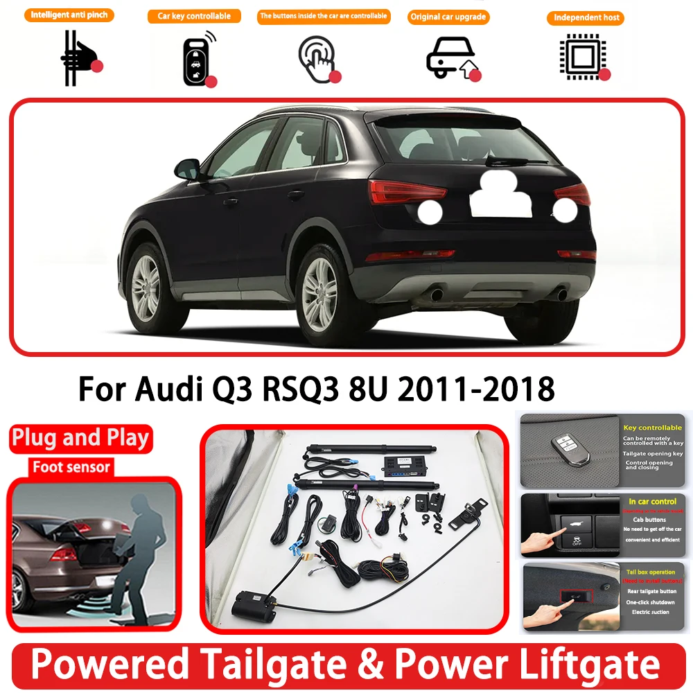 for Audi Q3 RSQ3 8U 2011-2018 OEM Plug and Play Auto Powered Tailgate Power Liftgate Rear Trunk Opener System