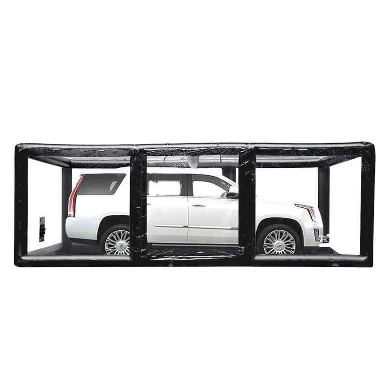 

manufacturers Outdoor inflatable car transparent parking tent exhibition activities car cover beauty repair car paint dust tent