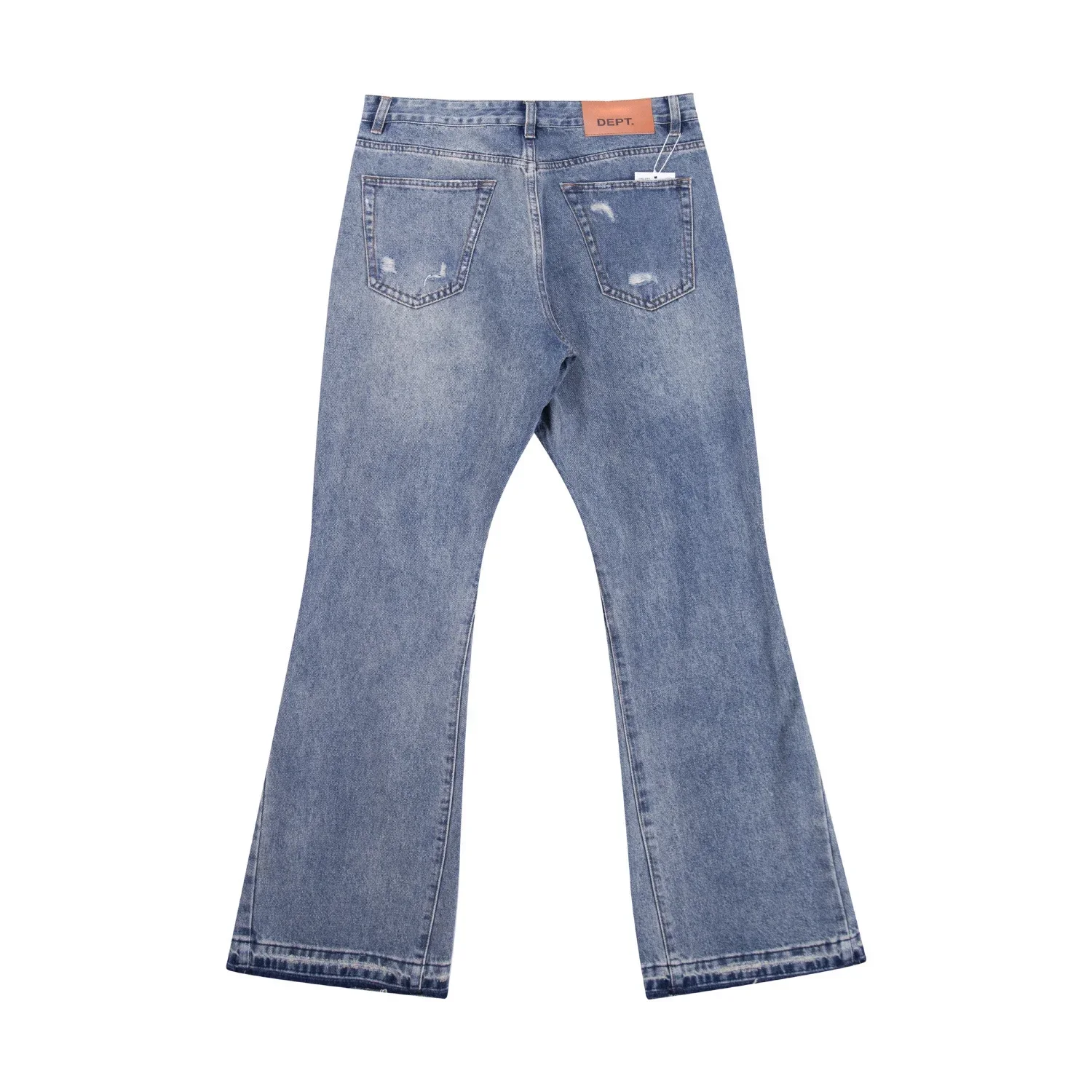 هاي ستريت الرجال النساء قسم جديد المرقعة هامش غسلها الأزرق الدنيم السراويل مايكرو مضيئة شارع العليا العصرية السراويل غير رسمية متعددة الاستخدامات #6