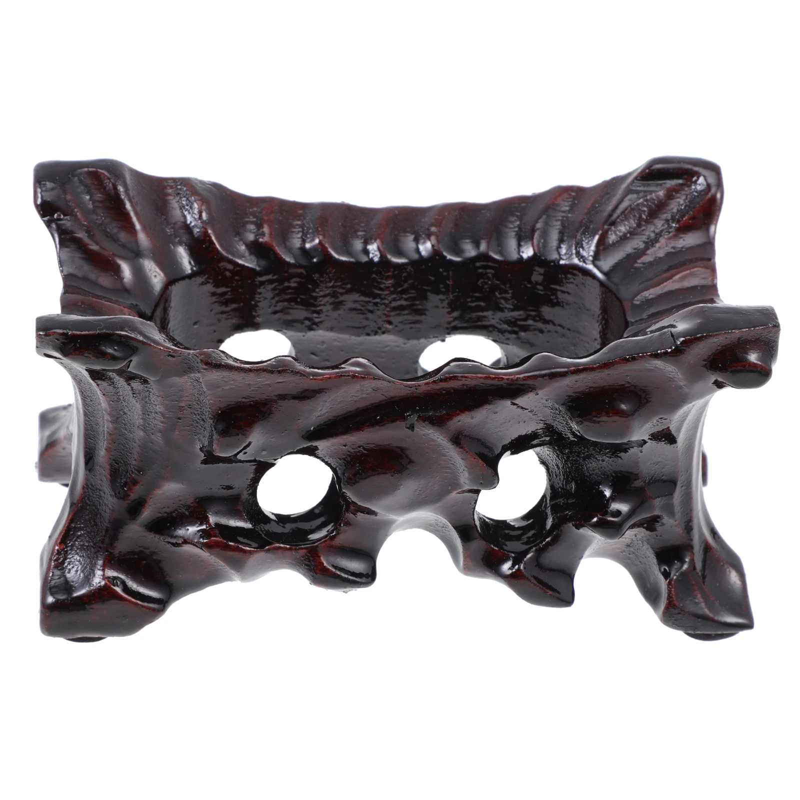

Root Carving Base Decorative Wooden Display Rack for Crystal Balls Stylish Lightweight Household Stand Environmentally Friendly