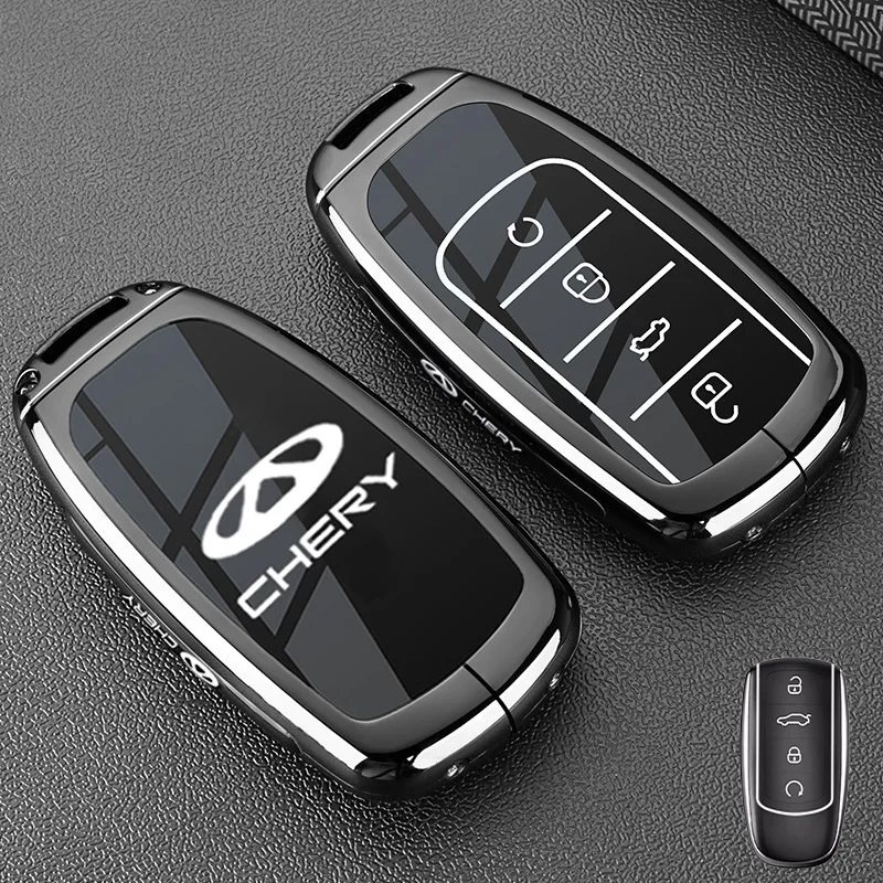 Auto-Schlüsselhülle aus Zinklegierung und TPU für Chery Jaecoo Tigo 7 8 Pro Max Omoda Tigo7 8 PlusJ6 J7plus J8 C5 5 Phev Premium – Detail 4