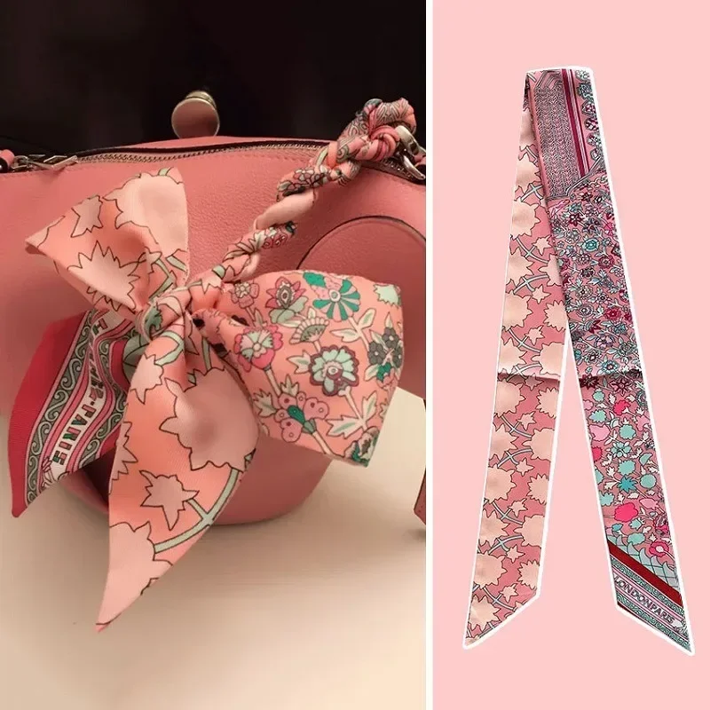 New 2023 Hot selling Silk Wrap Bag Binding Bag Handle Scarf Binding Bag Ribbon Decoration Ribbon Headband