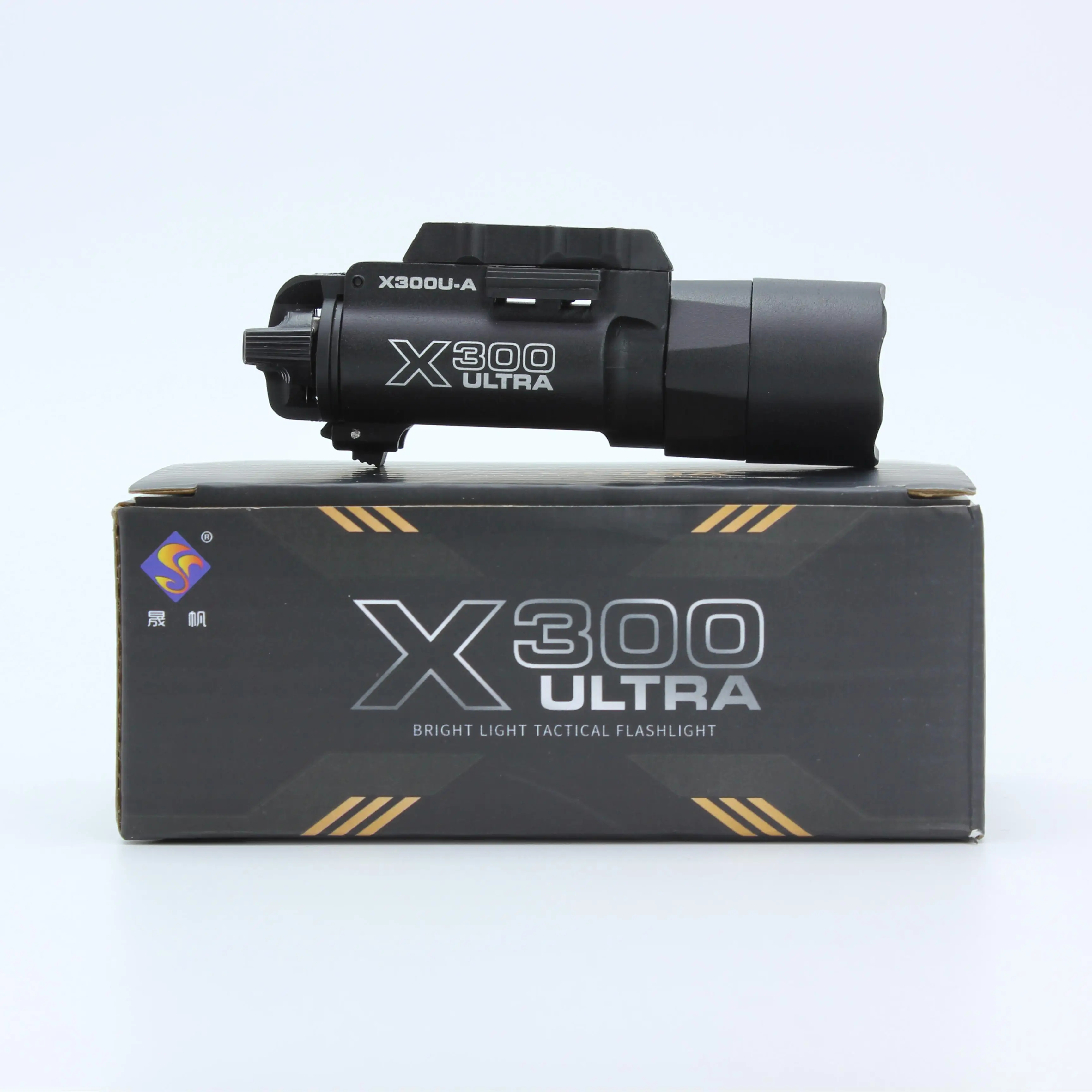 

X300U type suspended tactical adult toy gun flashlight, 500 lumens, made of metal alloy, with ultra-bright LED light source