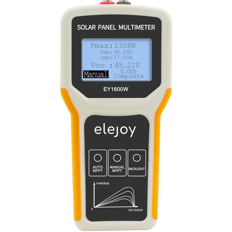 1600W Solar Panel Tester Photovoltaic Panel Multimeter, Tester for Testing Solar PV Module Data and Troubleshooting MPPT