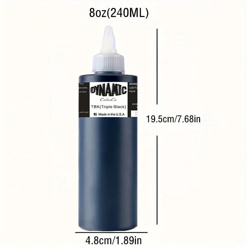 240ML Tattoo pigments ink  triple black Pigment tattoo  tattoo paint ink body color drawing  Black Tattoo ink