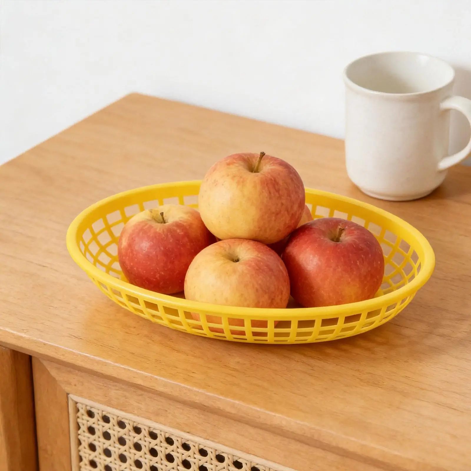 24 Cestas Ovaladas para Alimentos, Bandejas para Servir Comida, Cestas para Delicatessen, Platos para Sándwiches, Picnic, Restaurantes, Papas Fritas para el Hogar