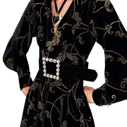 New Fashion Ladies Square Diamond Belt Versatile Velvet Decorative Waist Seal Korean Street Patting Belt