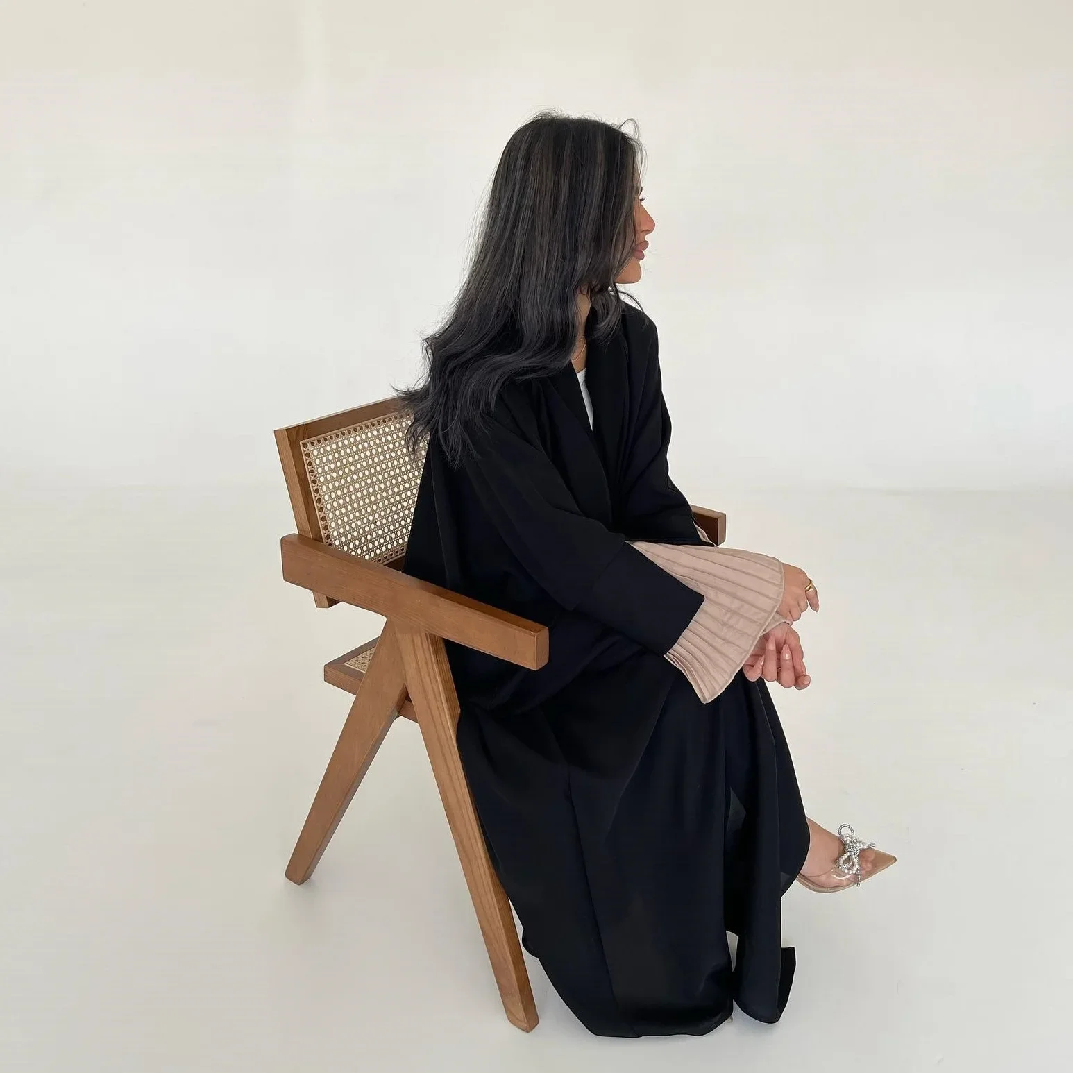 Djellaba Eid, Vestido Maxi Musulmán para Mujer, Abaya de Dubái, Caftán Turco, Túnica Femenina, Jalabiya Islámica, Kebaya, Kimono Marroquí, Cárdigan