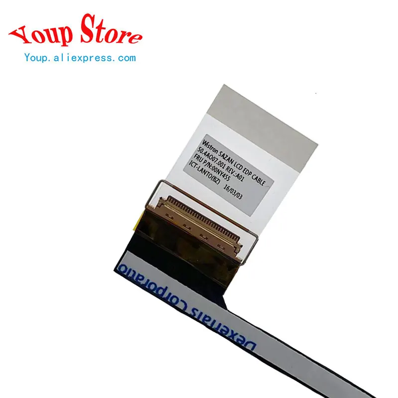 New/Orig For Lenovo ThinkPad T550 W550S T560 P50S HD FHD 3K EDP LCD Screen Display Ribbon Cable 00NY455 00NY456 00UR856 00UR854