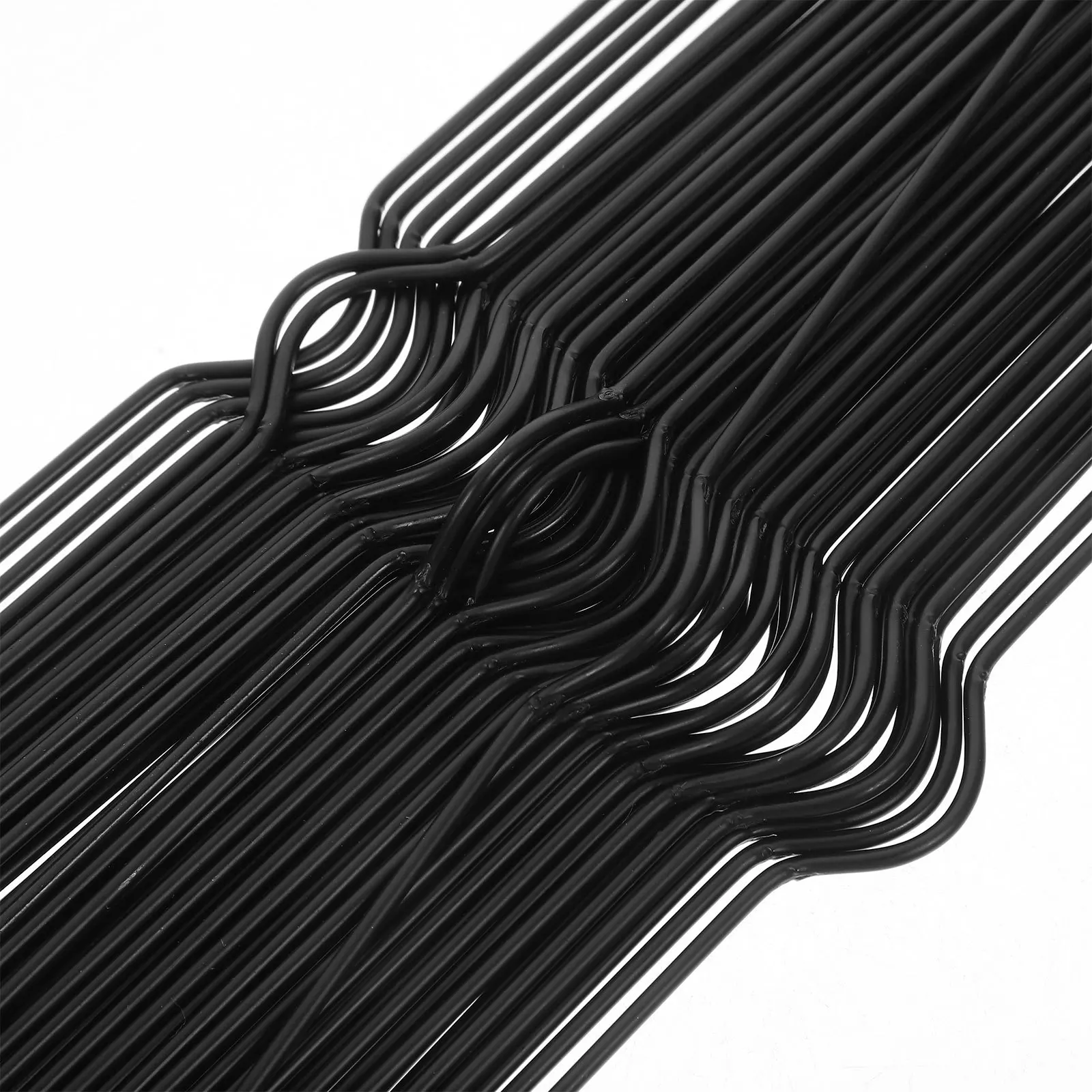 100pcs Calendar Iron Wire Holder For Wall Posters Photo Albums Notebook Page Turner Double Coil Binding Hook Poster