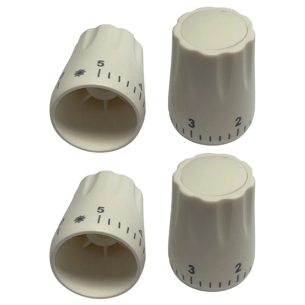 4 قطعة استبدال عقارب دوارة لصمام ثرموستاتي لمشعب التدفئة تحت الأرضية مع اتصال آمن ملولب #3