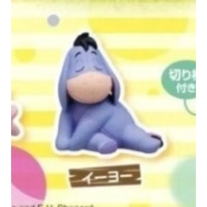 Original Winnie The Pooh Piglet Tigger Eeyore Rabbit Anime Action Figures Capsule Gashapon Toy Doll Model for Kids Gifts