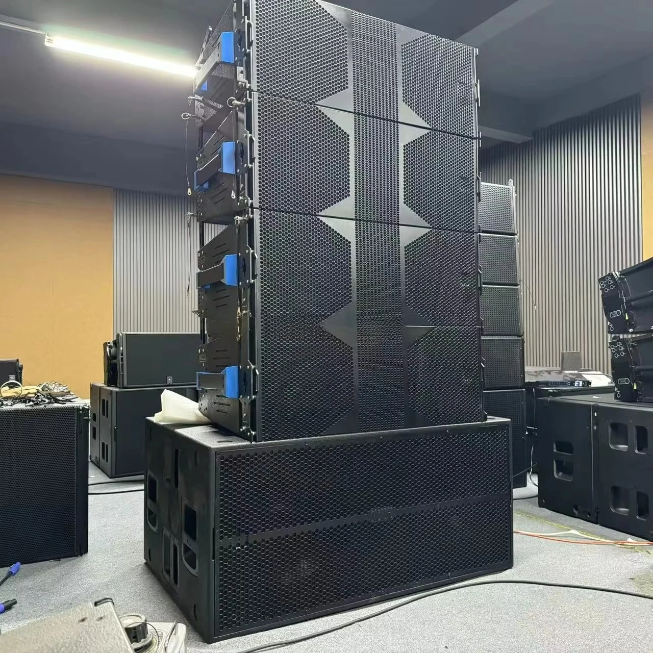 Music Stage Concert Pro Audio SA212 Dual 12-inch Line Array Active PA Passive Line Array Speaker System
