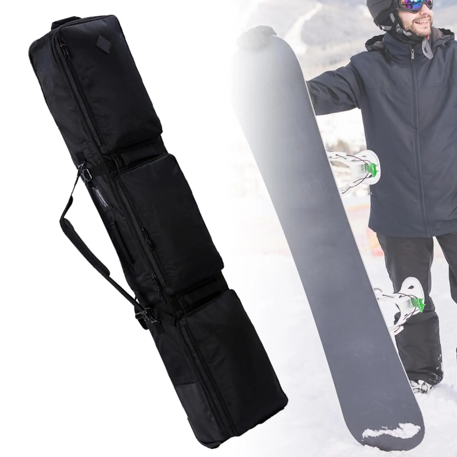 Snowboard Bag Ski Gear Bag Men Women Snowboarding Storage Wheeled Ski Bag