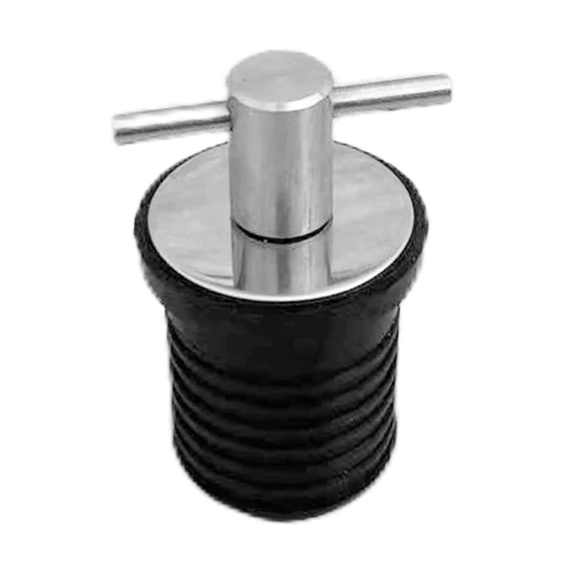 Marine Boats Garboard DrainTwist Plug Drainer Stopper Thread Bung for 23/30mm