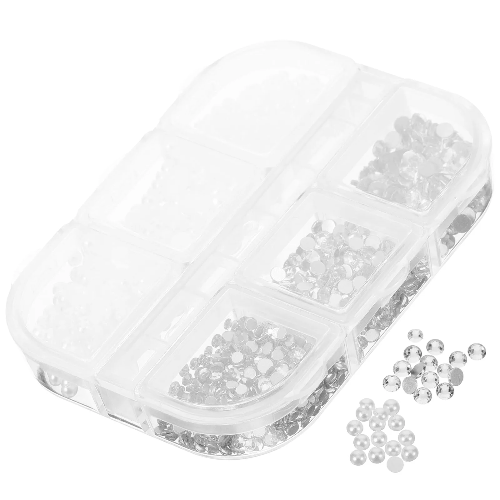 

Nail Art Supplies Flatback Pearls Gems Plastic Charms Diy Decorations For Acrylic Nails