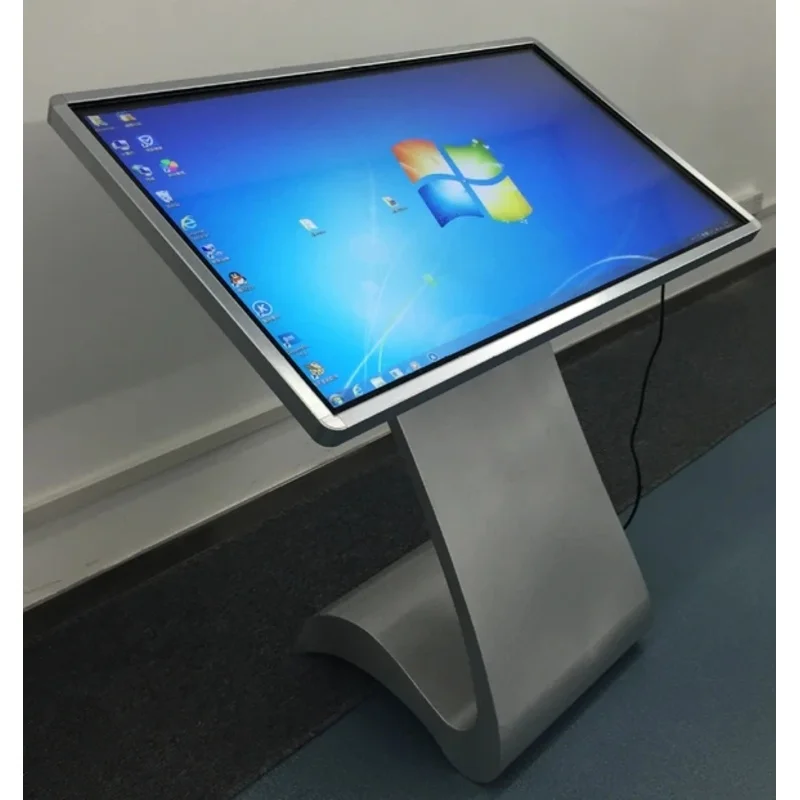 42 47 50 55 inch Floor Standing Infrared Touch Screen LCD Monitor Interactive kiosk Monitor PC