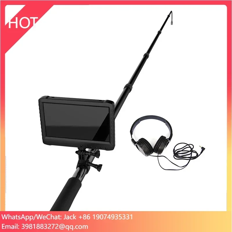OEM Customized High Quality Good Price 5MP HD Audio Video Telescoping Pole Life Searching Camera Inspection System 5m 1920X1080