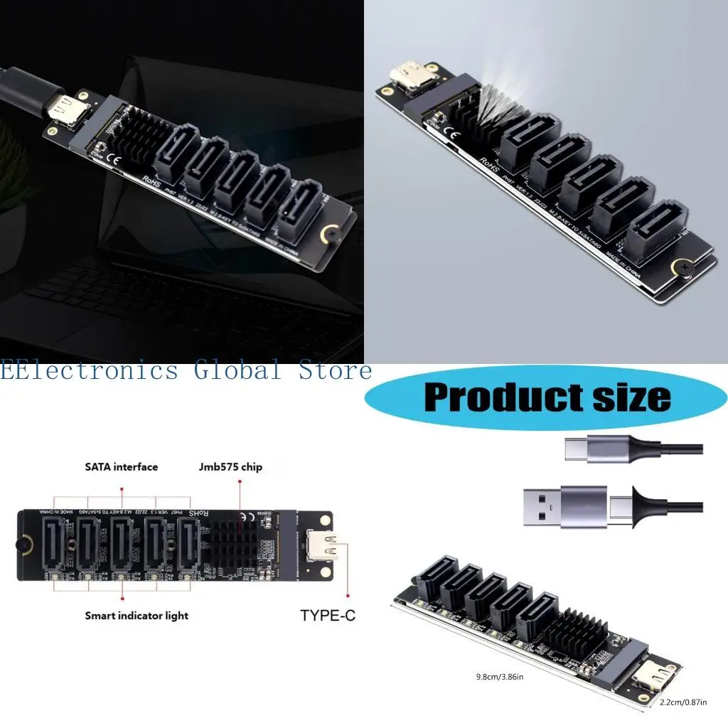 462b-double-interfaces-usb-a-and-type-c-to-5-port-sata30-adapter-card-jms580-chip-for-hard-drive