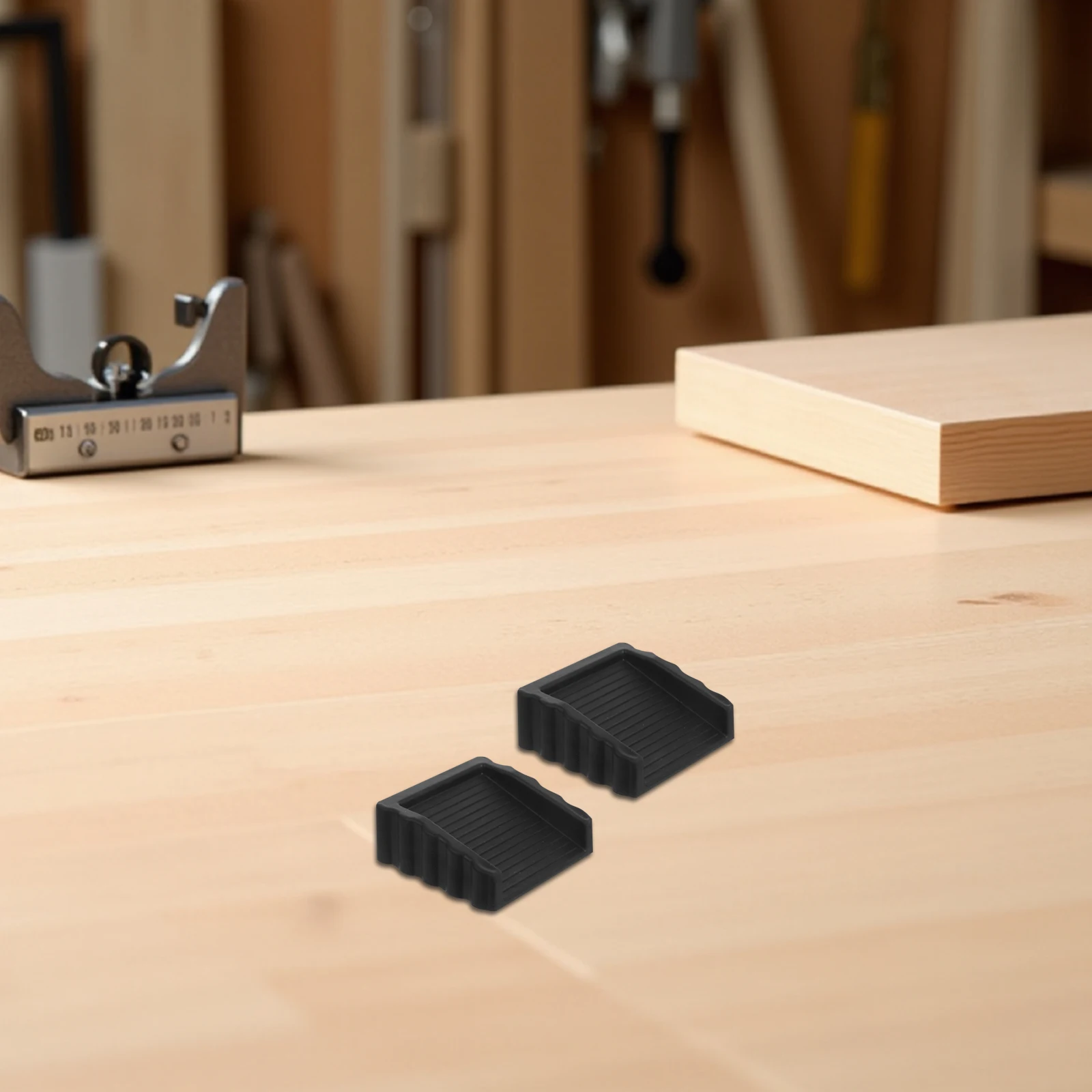 

12Pcs Black Door Stoppers Windproof Door Stop Wedge Heavy Duty Floor Holder Anti Slam Security Stopper for Home Decor Use