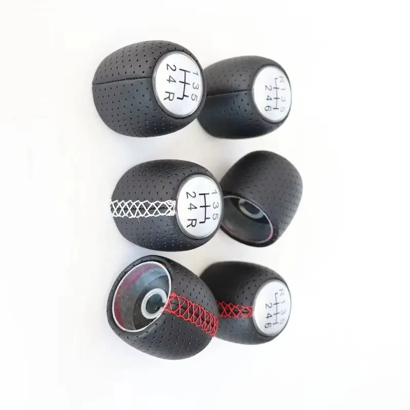 

for ALFA ROMEO 147 156 159 Brera Spider gear head, perforated leather, black stitching, gear lever, gear shift handball