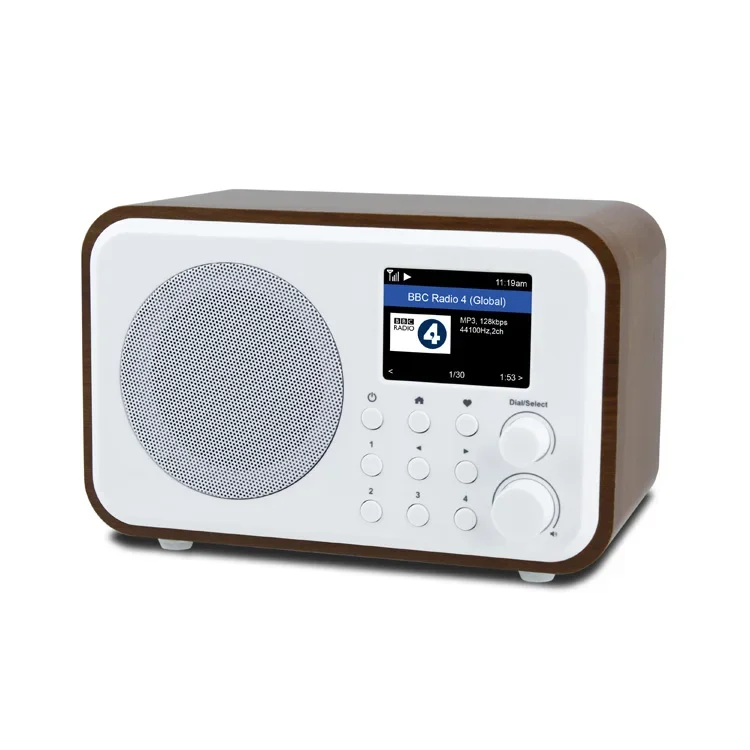 

MA-336D Wooden WiFi Internet Radio with DAB+ DAB FM Rechargeable Home Radio