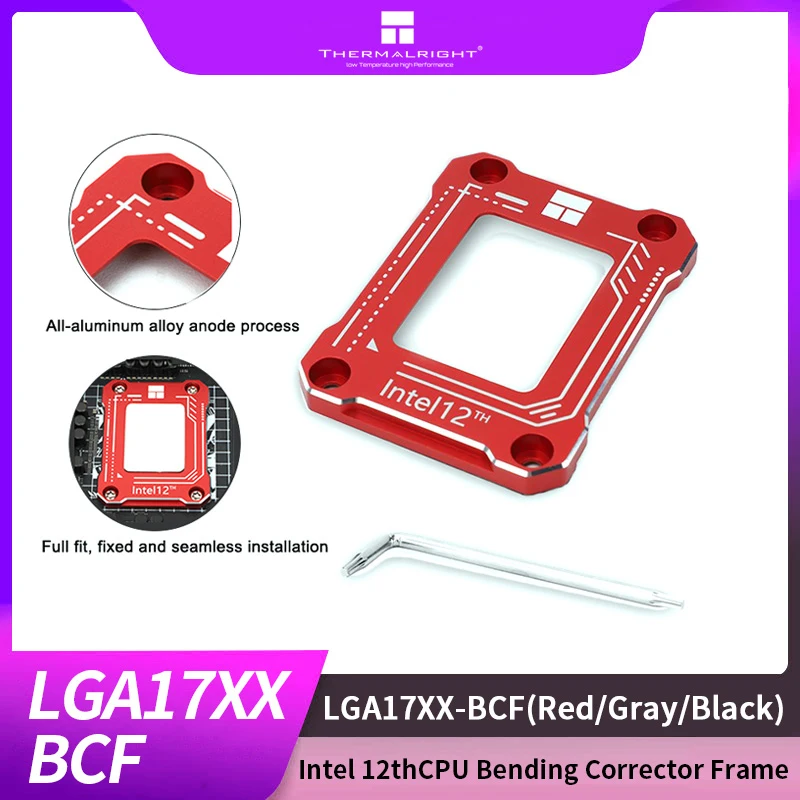 Thermalright LGA17XX-BCF Intel12 Generation CPU Bending Correction Fixing Buckle Substitute CNC Aluminum