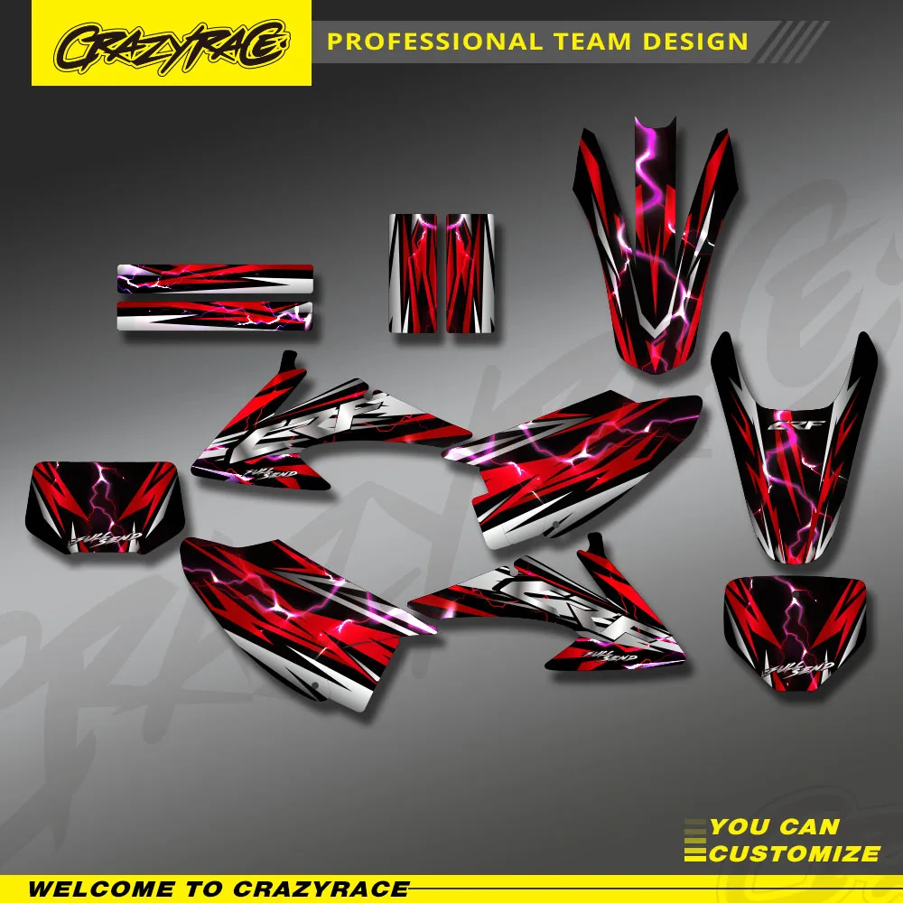 

Для Honda CRF150 CRF230 CRF150F CRF230F 2008 2009 2010 2011 2012 2013 2014 мотоциклетная графика фоновая наклейка наклейки на заказ