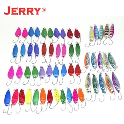 Jerry Freshwater Fishing Lure Set Area Trout Spoon Lure Kit Assortment Wholesale Metal Spinner