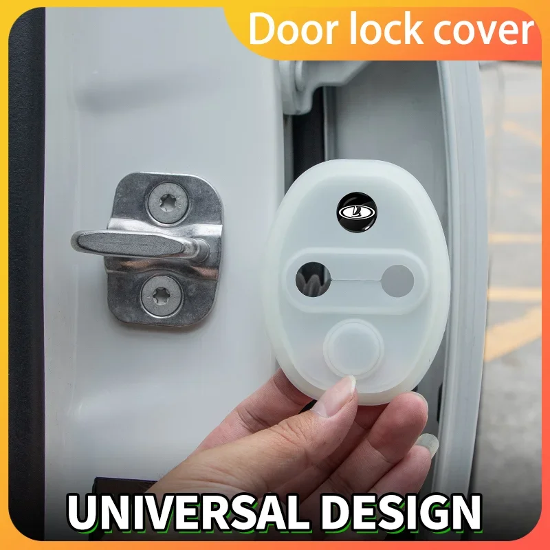 

4PCS Car Door Lock Cover Case Accessories For LADA Priora Sedan Sport Kalina Granta Vesta Niva Largus Samara Xray Cross Vesta