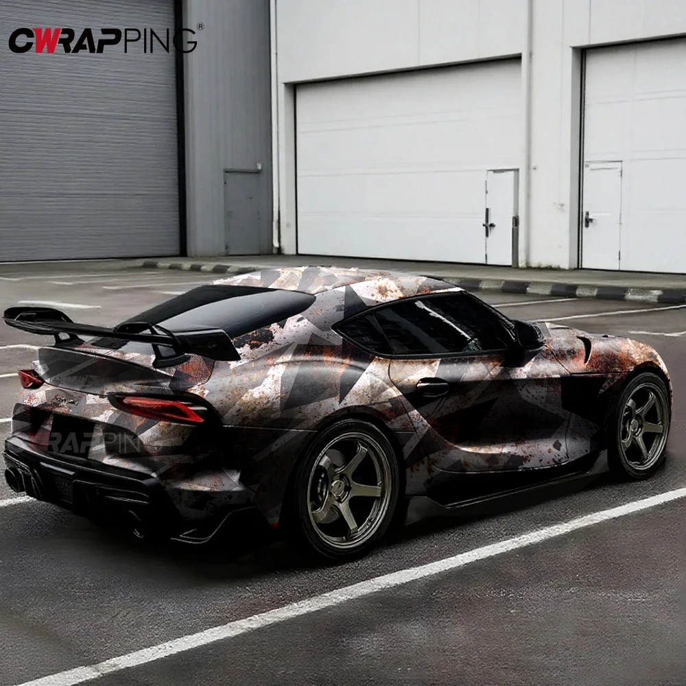 

Exterior Car Stickers Rust Camouflage Film Car Wrapping Sticker Motorcycles Body Covering Auto Outdoor Accessories Vinyl Wrap