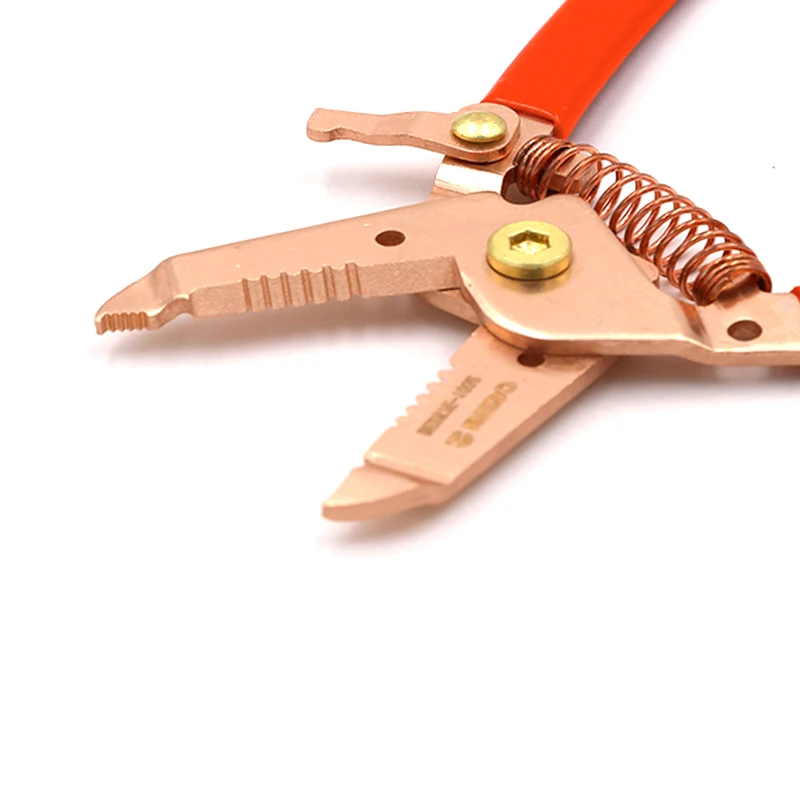 CHKJ-2025NEWWEDO Pelacables eléctrico profesional alicates de prensado herramienta multifunción de mandíbula dentada de cobre y berilio para electricidad