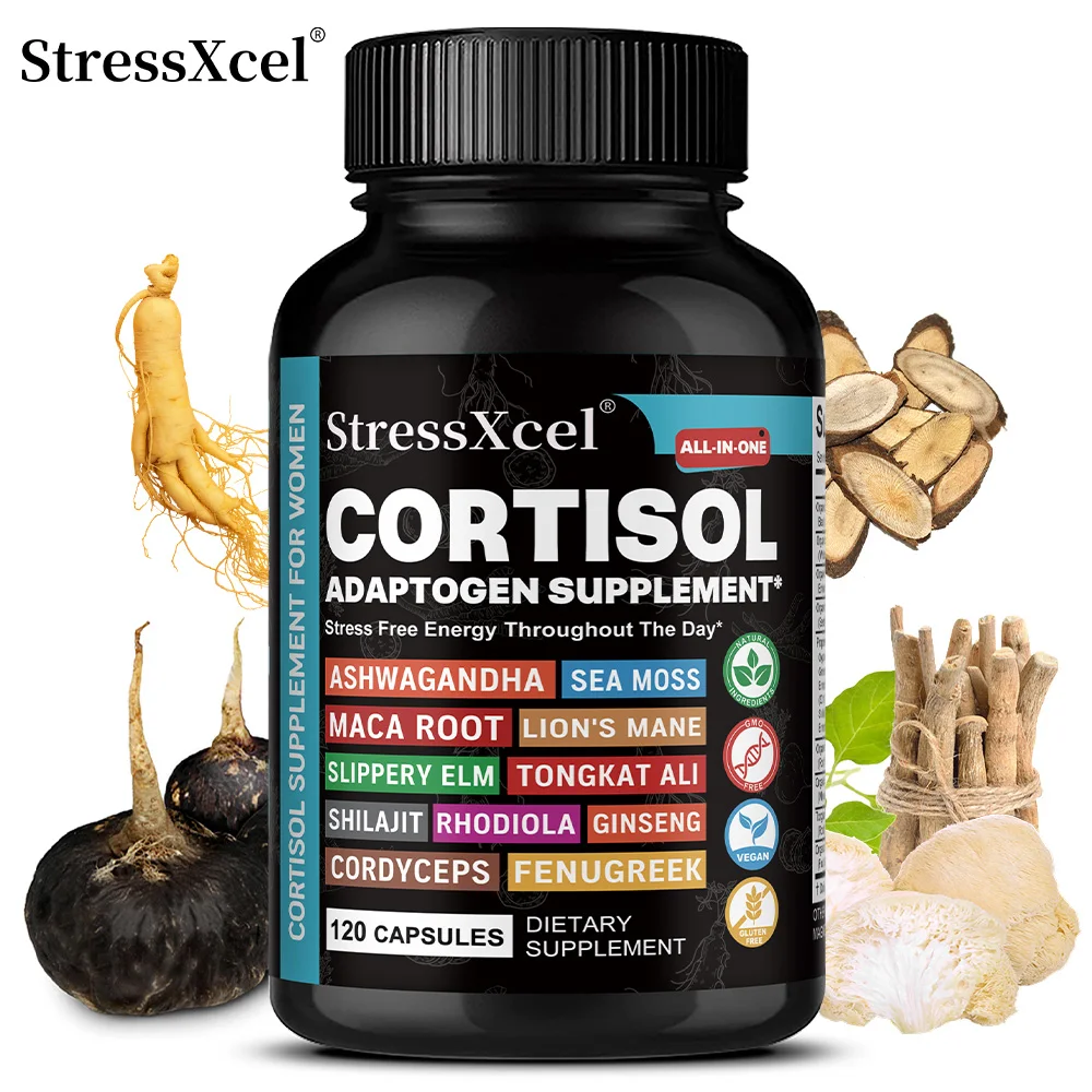 

Добавка Cortisol, с макой и Ashwagandha, успокаивает эмоции, улучшает фокус, повышает психическую четкость, улучшает качество сна