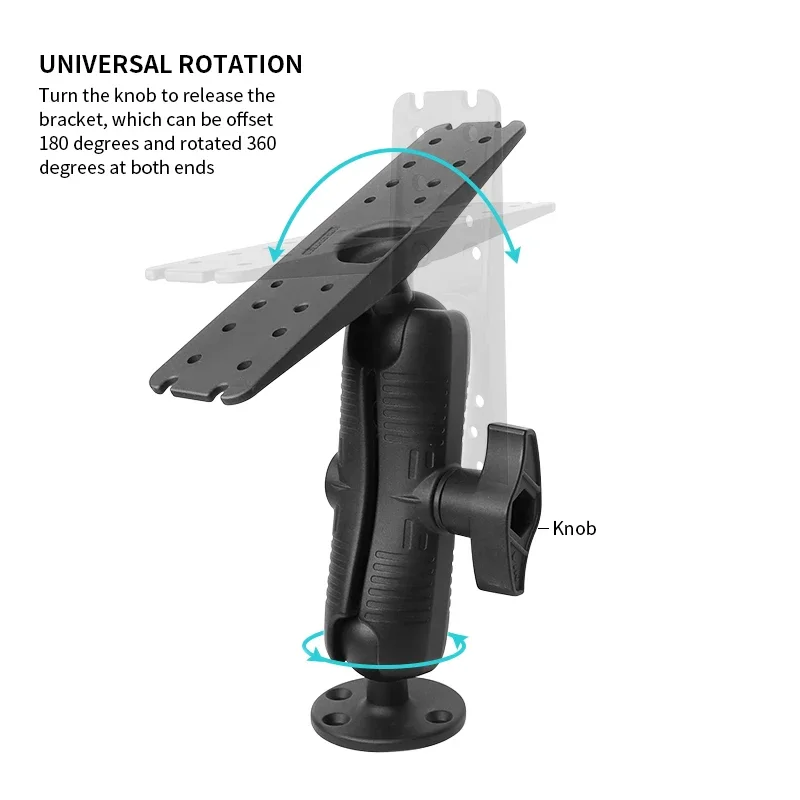 2,25'' Größte 21cm Universal Fish Finder Mount Transducer Bracket Mounts & Stands