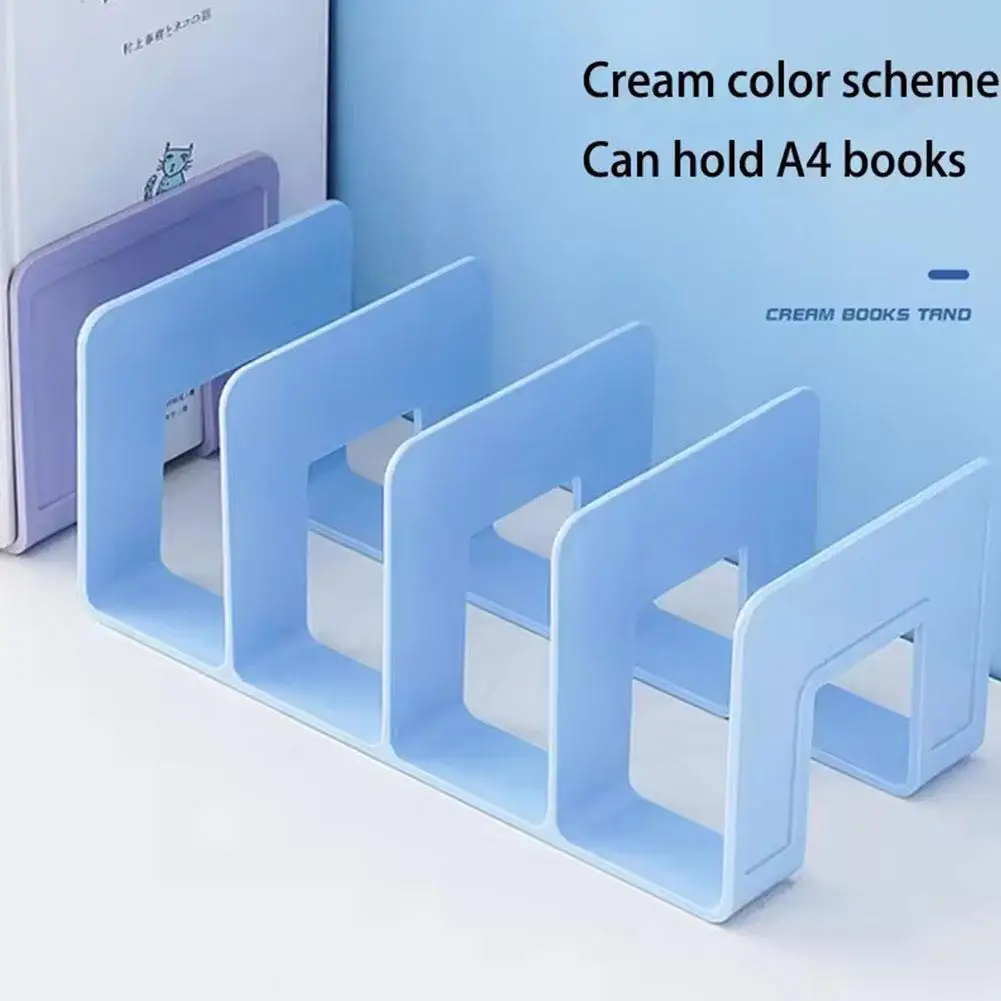 

Book Stand Desktop Book Support Bookshelf Classification Storage Book Holding and Fixing Books Office Stationery Storage