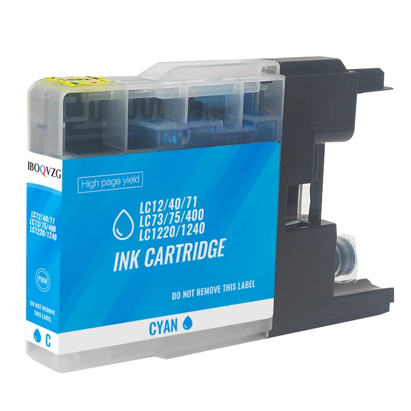 Cartucho de tinta IBOQVZG Compatible con Brother LC75 LC1240 LC1280 para Brother MFC J6510DW J6710 J6910DW J6710DW J430W J5910DW