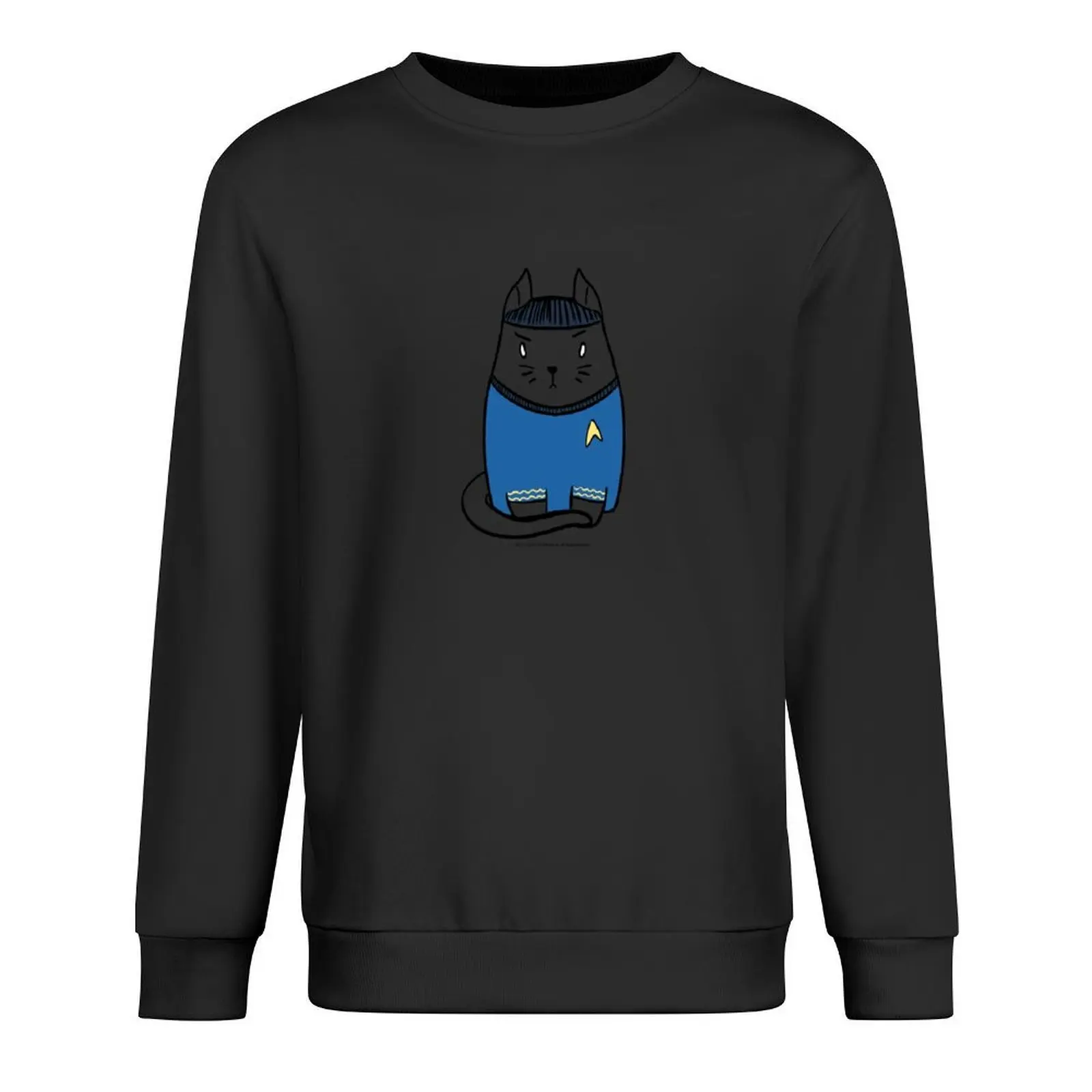

Star Trek: The Original Series Officer Spock Cat Doodle Pullover clothes for men men wear men's sweatshirt