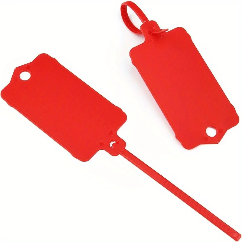 10/30 قطعة من العلامات البلاستيكية المقاومة للماء القابلة لإعادة الاستخدام - ملصقات معلقة قابلة للكتابة للمفاتيح والتخزين والتنظيم