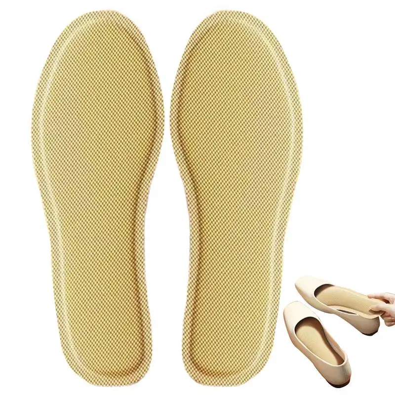 Woman Man Self Heating Thermal Foot Warmers Heated Shoe Insoles For Cold Weather Camping Hiking No Charging Warm